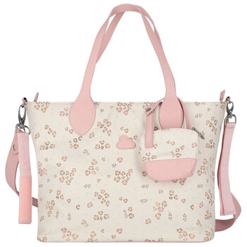 Ivory & Pink Baby Changing Bag